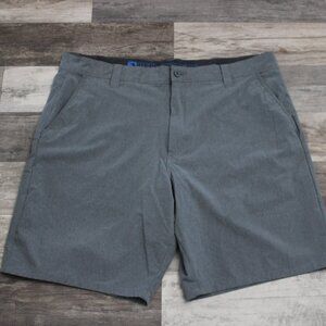 Reel Legends Performance Chino Shorts Mens Size 42 waist Gray Fishing Casual